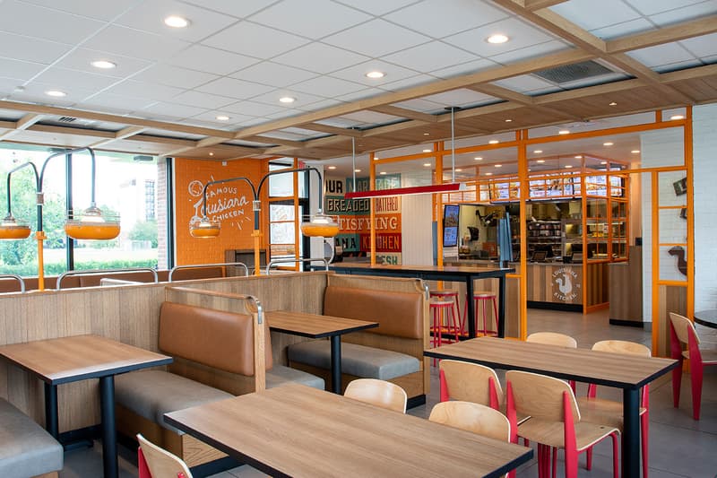 Popeyes Announces Updated Logo, Branding Jones Knowles Ritchie louisiana kitchen chicken restaurant packaging