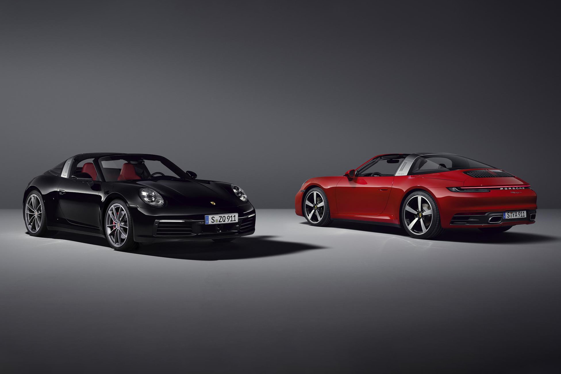 Porsche 2021 911 Targa 4 and 4S Unveiled 992 911 Targa German automotive cabriolet convertible drop-top summer driving racing boxer engine 