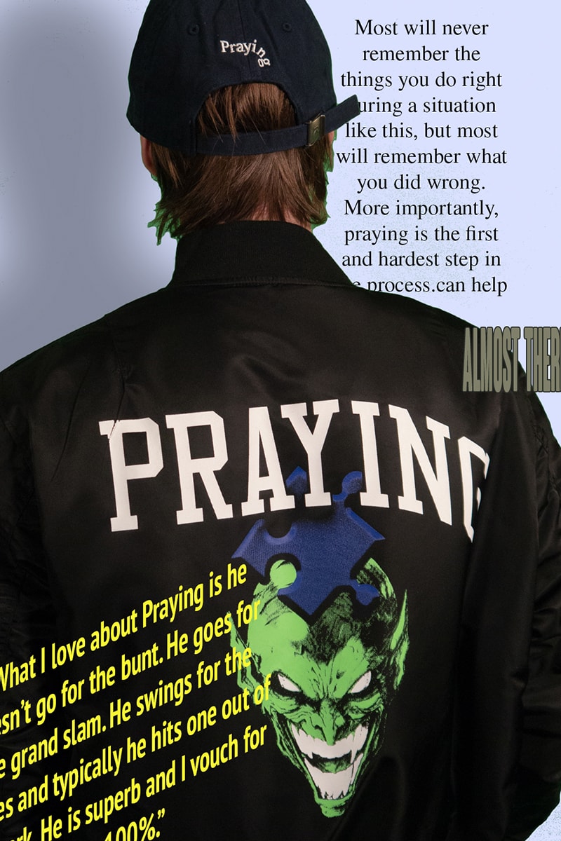 Praying Spring 2020 Collection Second Drop Lookbook hoodie creweck sweater T shirt