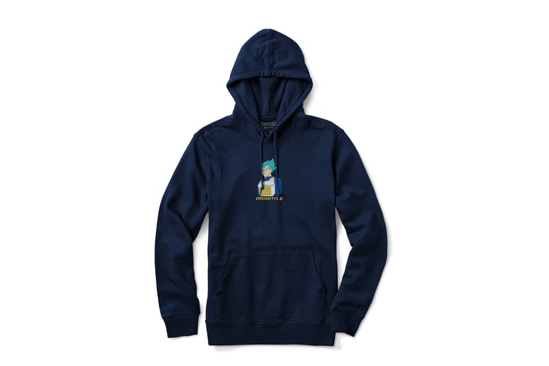 Primitive Skateboarding x Dragon Ball Super Collection release SSJ super saiyan blue Goku Frieza Golden Vegeta Android 17 18 Z fighters anime Skateboarding hoodies skate decks