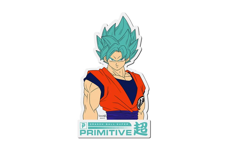 Primitive Skateboarding x Dragon Ball Super Collection release SSJ super saiyan blue Goku Frieza Golden Vegeta Android 17 18 Z fighters anime Skateboarding hoodies skate decks 