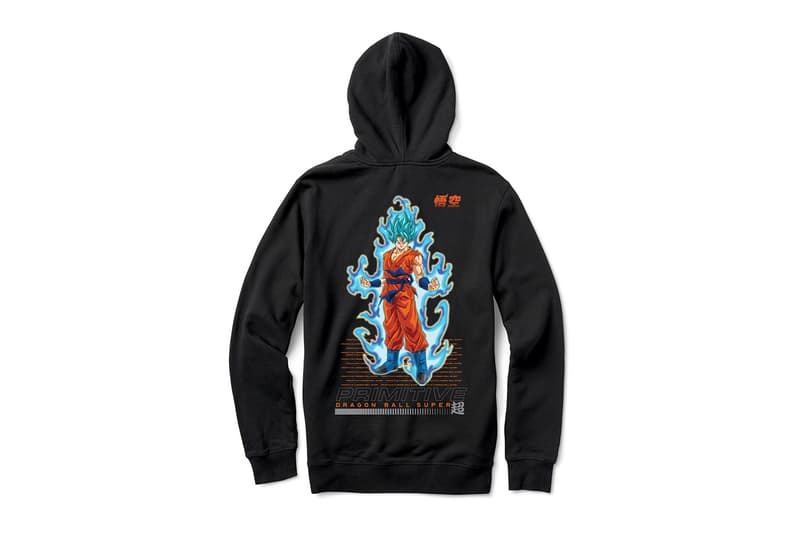 Primitive Skateboarding x Dragon Ball Super Collection release SSJ super saiyan blue Goku Frieza Golden Vegeta Android 17 18 Z fighters anime Skateboarding hoodies skate decks 