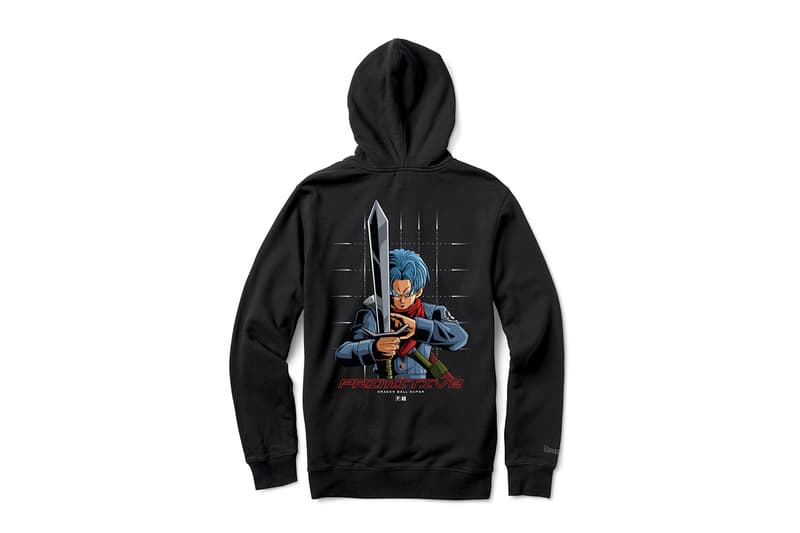 Primitive Skateboarding x Dragon Ball Super Collection release SSJ super saiyan blue Goku Frieza Golden Vegeta Android 17 18 Z fighters anime Skateboarding hoodies skate decks 