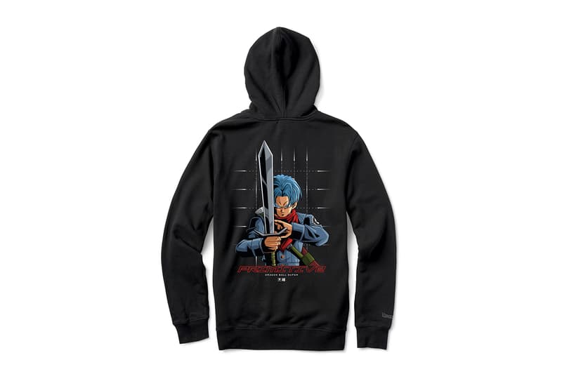 Primitive Skateboarding x Dragon Ball Super Collection release SSJ super saiyan blue Goku Frieza Golden Vegeta Android 17 18 Z fighters anime Skateboarding hoodies skate decks