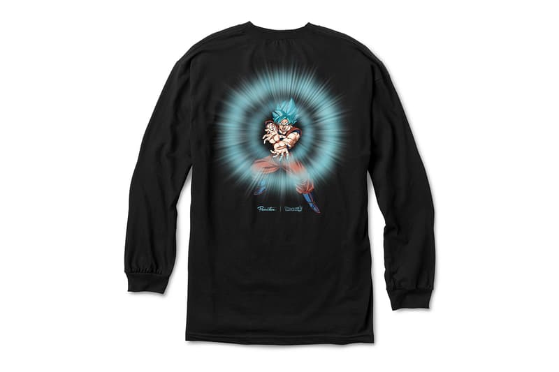 Primitive Skateboarding x Dragon Ball Super Collection release SSJ super saiyan blue Goku Frieza Golden Vegeta Android 17 18 Z fighters anime Skateboarding hoodies skate decks