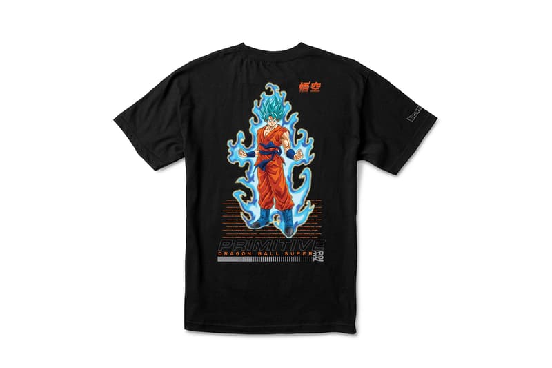 Primitive Skateboarding x Dragon Ball Super Collection release SSJ super saiyan blue Goku Frieza Golden Vegeta Android 17 18 Z fighters anime Skateboarding hoodies skate decks 