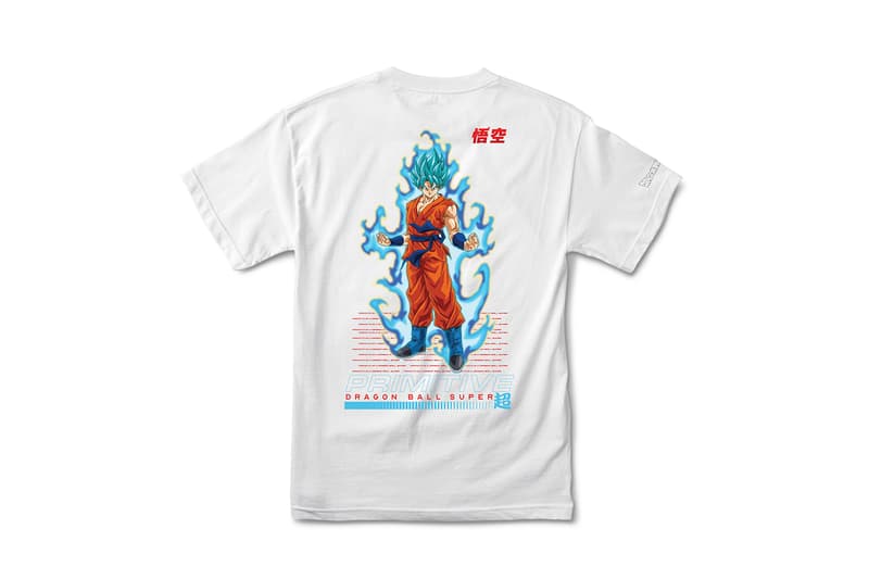 Primitive Skateboarding x Dragon Ball Super Collection release SSJ super saiyan blue Goku Frieza Golden Vegeta Android 17 18 Z fighters anime Skateboarding hoodies skate decks