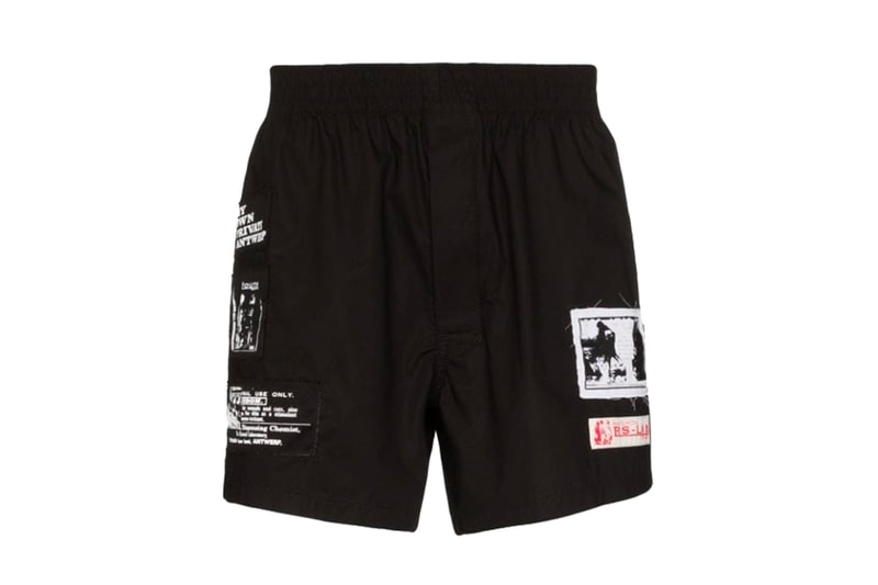 Raf Simons Patch Boxer Release Black Light Blue Info Buy 