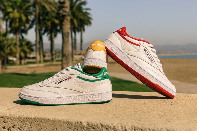 reebok club c 35th anniversary color pack white black legacy red glen green fierce gold FX4764 FX4765 FX4766 release date info photos price store list