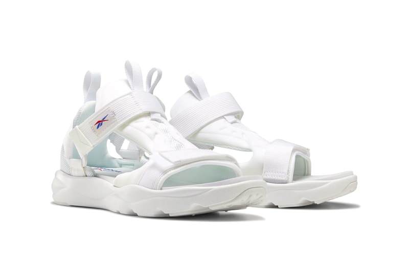 Reebok Furylite Sandals Release Information First Look Summer Footwear Shoes Black / white / blaze berry White / Primal Red / Crushed CobaltSkull gray / white / pixel pink Nylon 3D Ultralite Instapump Fury DNA