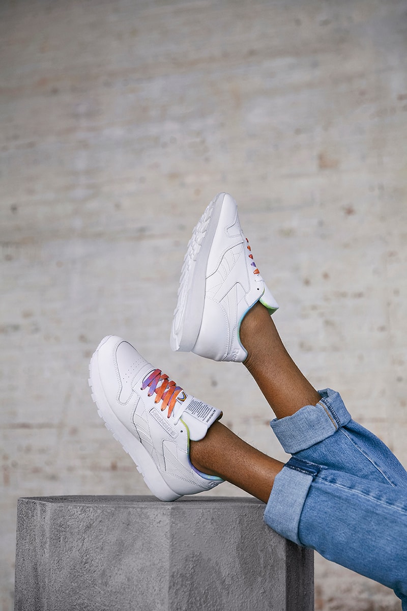 Reebok Pride "All Types of Love" Collection & "Proud Notes" Campaign Film Release Information LGBTQIA+ LGBTQ Classic Leather Club C 85 Zig Kinetica Nano X Forever Floatride Energy Instapump Fury Footwear Sneakers Apparel Clothing Rainbow
