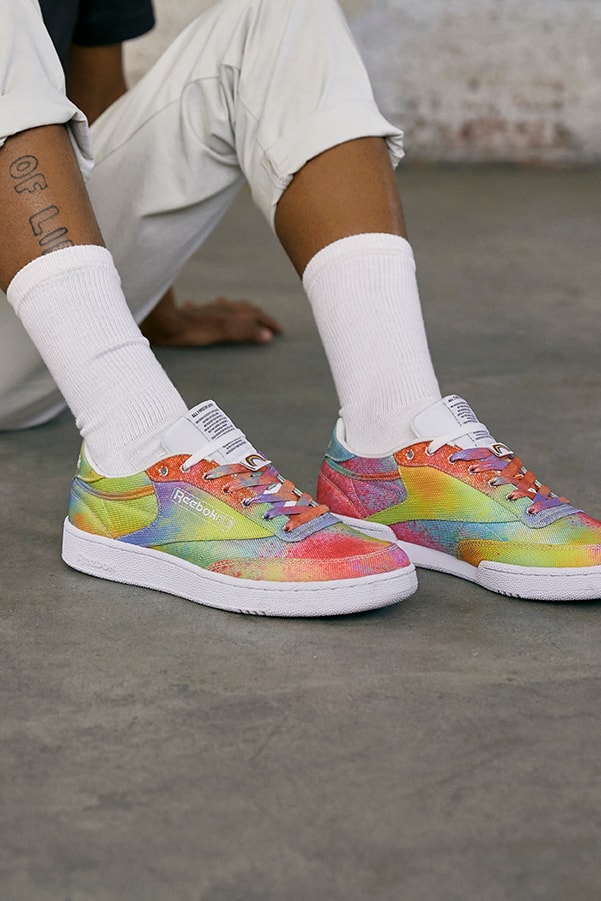 Reebok Pride "All Types of Love" Collection & "Proud Notes" Campaign Film Release Information LGBTQIA+ LGBTQ Classic Leather Club C 85 Zig Kinetica Nano X Forever Floatride Energy Instapump Fury Footwear Sneakers Apparel Clothing Rainbow