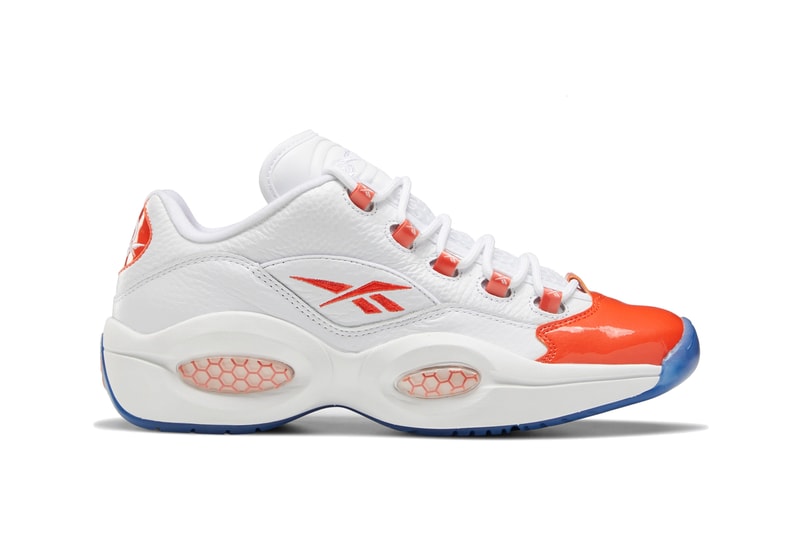 reebok question low vivid orange FX4999 white ice a1 fluid blue FX5000 official release date info photos price store list