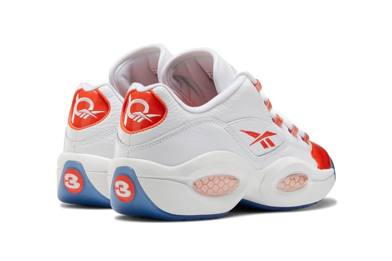 reebok question low vivid orange FX4999 white ice a1 fluid blue FX5000 official release date info photos price store list