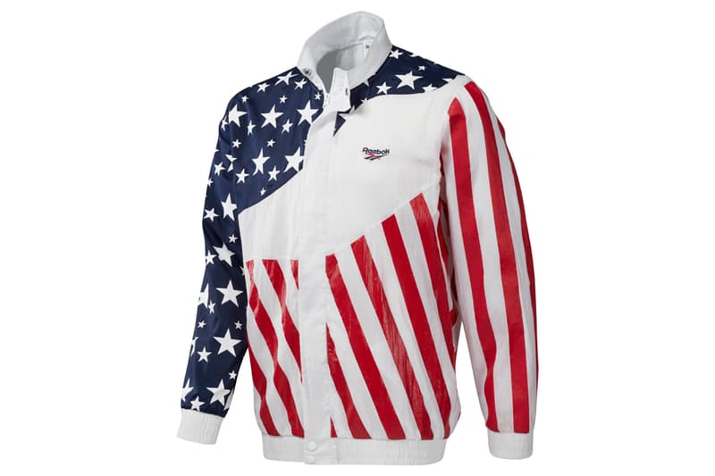 reebok dream team usa basketball 1992 olympics games michael jordan track jacket red white blue black stars stripes release restock date info photos price du2758 du2759