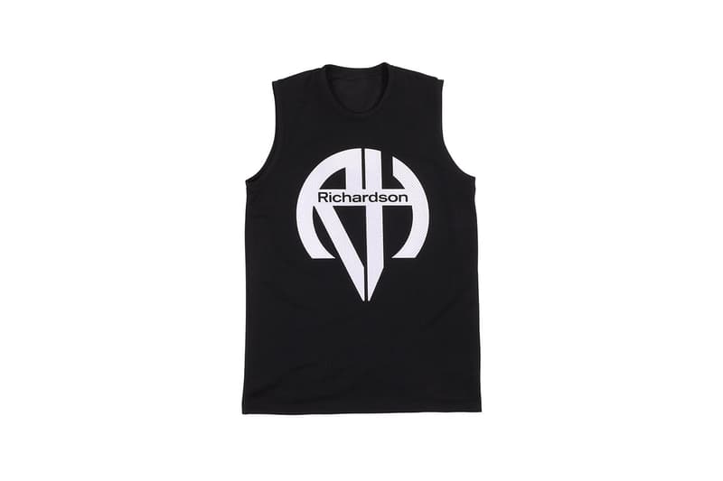 Richardson Summer 2020 Capsule Collection "I Go Out On The Road Alone" 19th Century Russian poet Mikhail Yuryevich Lermontov R Glyph logo Asymmetrical Crewneck Cargo Pants RH Mesh Tanktop Shorts Basketball Pinnies