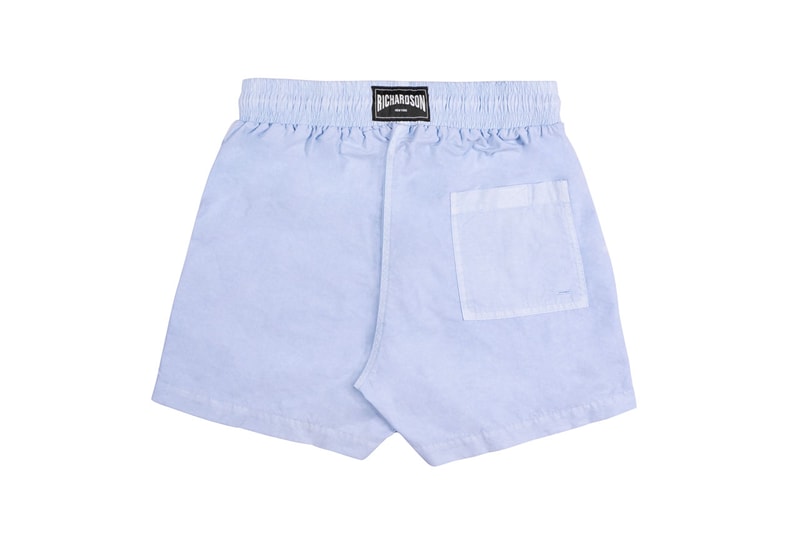 Richardson Summer 2020 Swimwear Capsule Collection Men's Swim Trunks Shorts Women's One-Piece Swimsuit Bags "NO" Graphic Pink Blue