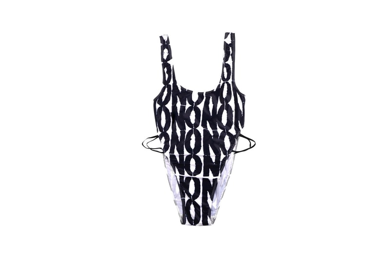 Richardson Summer 2020 Swimwear Capsule Collection Men's Swim Trunks Shorts Women's One-Piece Swimsuit Bags "NO" Graphic Pink Blue