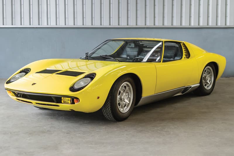 RM Sotheby's Marcel Petitjean Collection Car Auction sale vintage porsche tractor Lamborghini jaguar mercedes benz 1981 DeLorean DMC-12, a 1968 Lamborghini Miura, a 1988 Porsche 911 Turbo, and a 1958 Mercedes-Benz 300SL Roadster