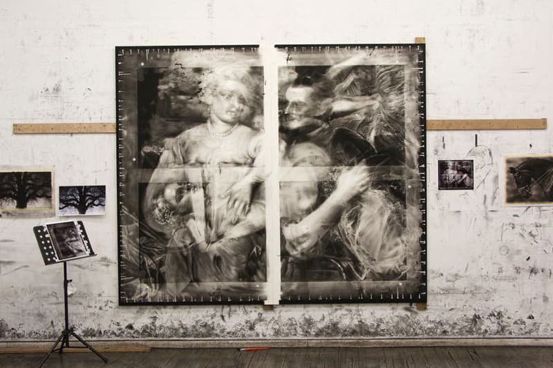 Robert Longo "After Titian" Metro Pictures Viewing Room X-Ray Images Charcoal Drawings Venus Rembrandt Titian Leonardo da Vinci