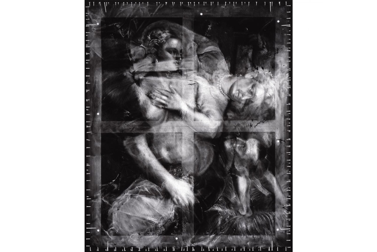 Robert Longo "After Titian" Metro Pictures Viewing Room X-Ray Images Charcoal Drawings Venus Rembrandt Titian Leonardo da Vinci