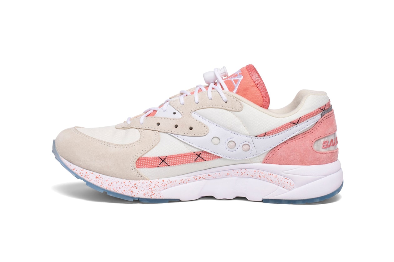 saucony aya peaches and cream orange white blue tan release date info photos price