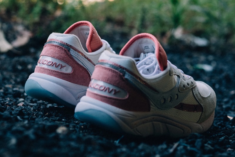 saucony aya peaches and cream orange white blue tan release date info photos price