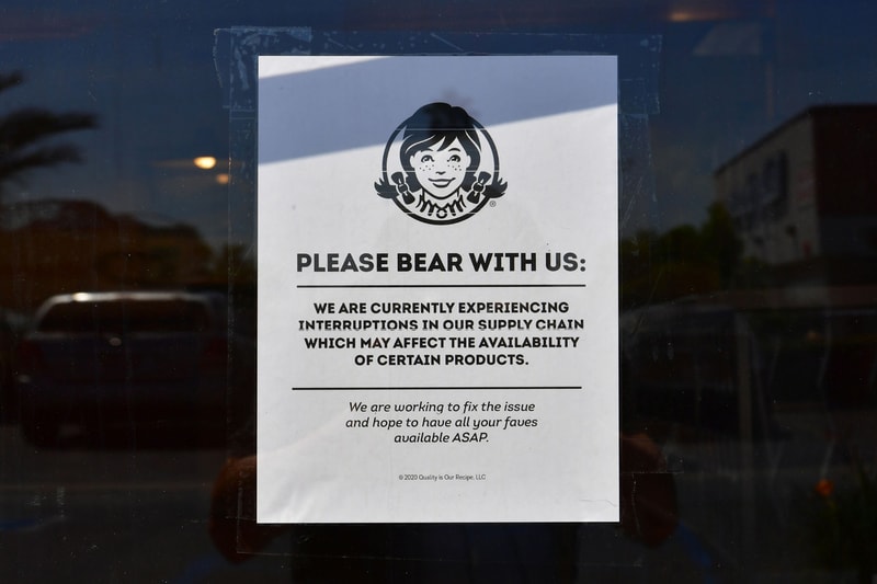 Several Wendy's Locations Pulls Burgers From Menu meat shortage beef coronavirus covid-19