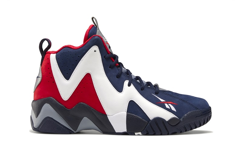 Shawn Kemp Reebok Kamikaze II Vector Navy White Vector Red FV9295 menswear streetwear shoes sneakers trainers runners basketball court spring summer 2020 collection