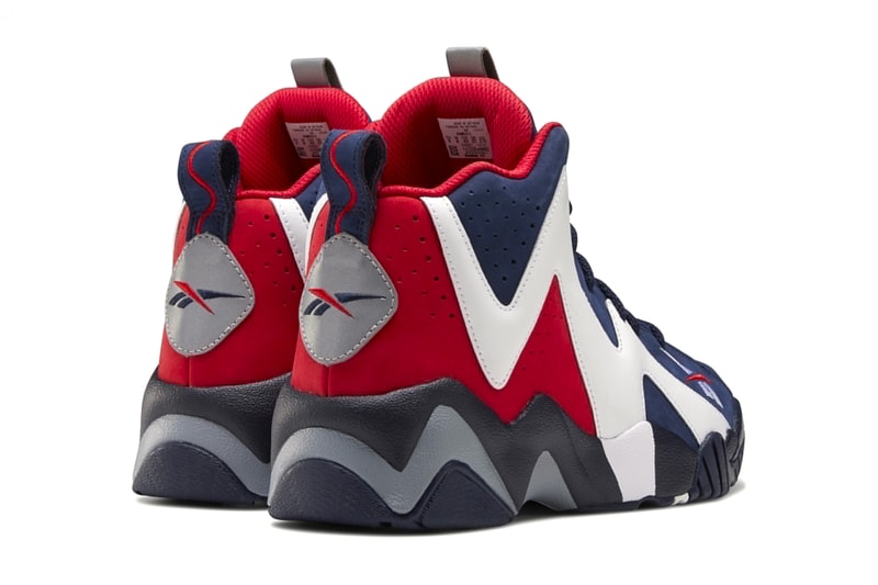 Shawn Kemp Reebok Kamikaze II Vector Navy White Vector Red FV9295 menswear streetwear shoes sneakers trainers runners basketball court spring summer 2020 collection