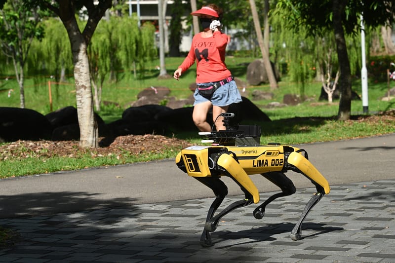 Singapore Enlists Boston Dynamics' Robot Dog to Enforce Social Distancing in Parks