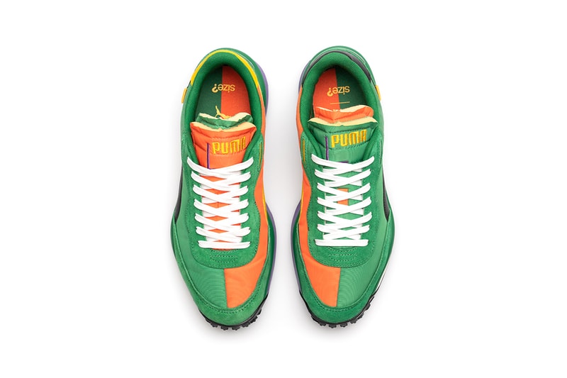 size puma future rider style rider release information orange green blue yellow details buy cop purchase exclusive