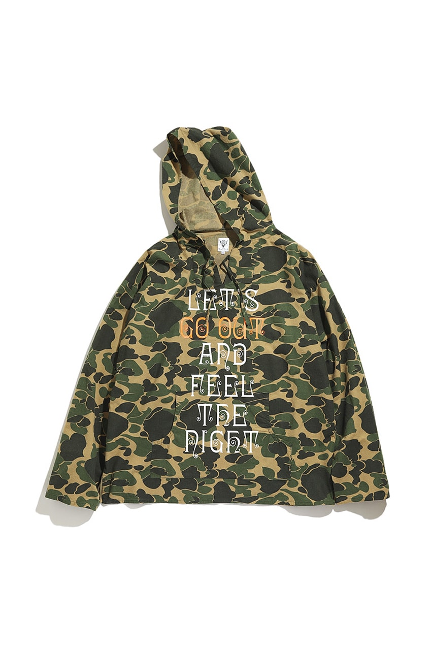 South2 West8 Mexican Parka Go Out Exclusive Release jackets camo poncho nepenthes outerwear Japan 