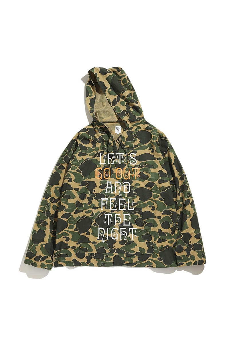 South2 West8 Mexican Parka Go Out Exclusive Release jackets camo poncho nepenthes outerwear Japan