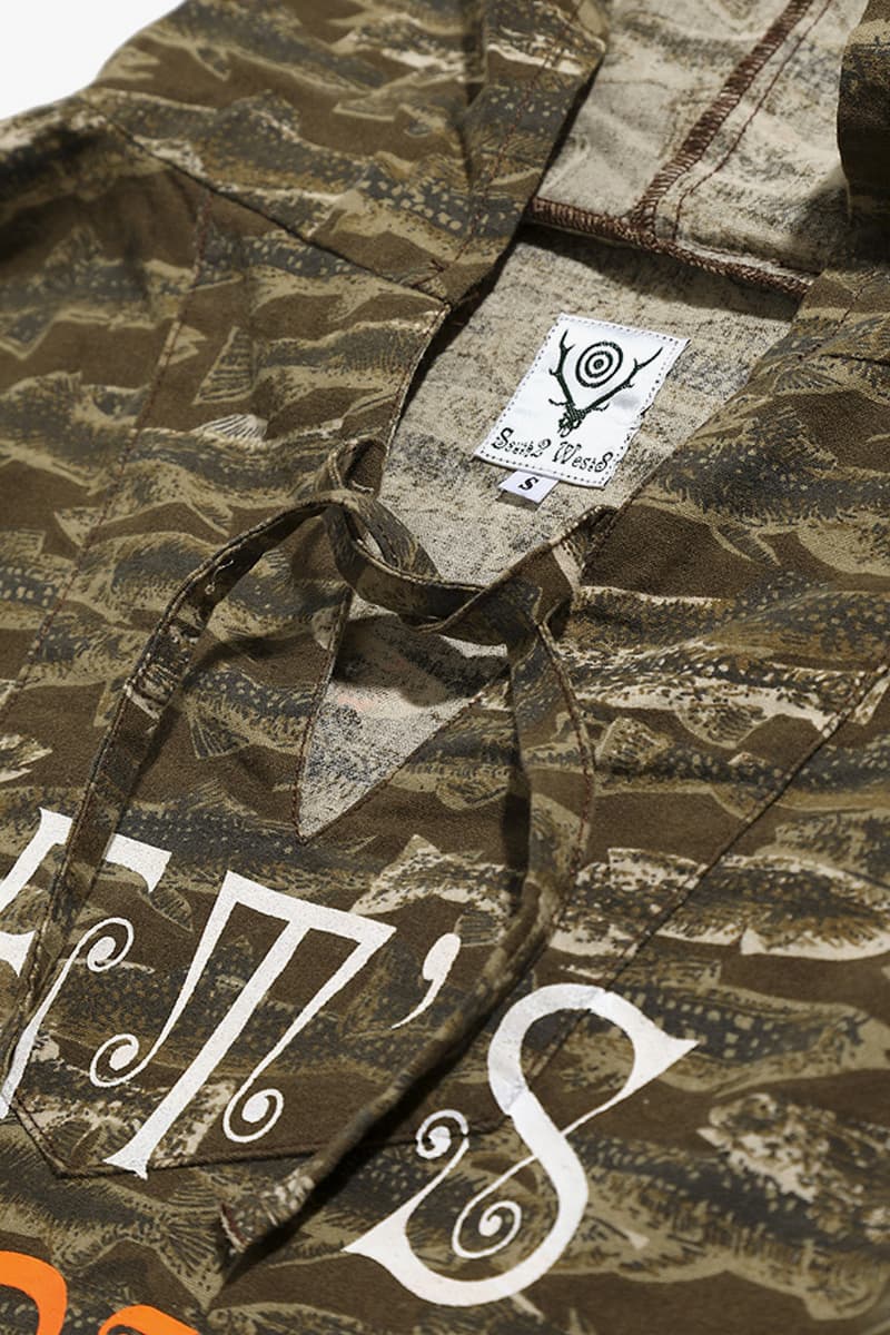 South2 West8 Mexican Parka Go Out Exclusive Release jackets camo poncho nepenthes outerwear Japan