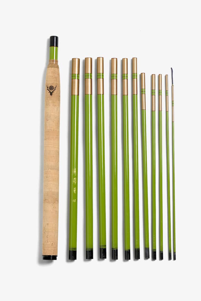 SAKURA South2 West8 Tenkara Fishing Rod menswear streetwear outdoors hiking treking sporting sports spring summer 2020 collection archival 1888 Shintarou Sakurai edogawa river tokyo japan japanese artisans
