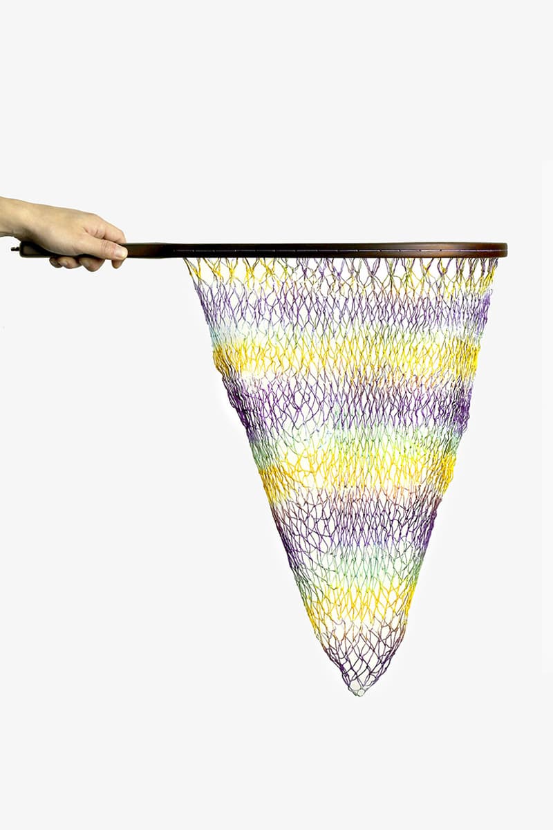 South2 West8 HANDMADE TIE DYE LANDING NET STRAIGHT STAG GRIP menswear streetwear nepenthes japan japanese keizo shimizu spring summer 2020 collection sports outdoor