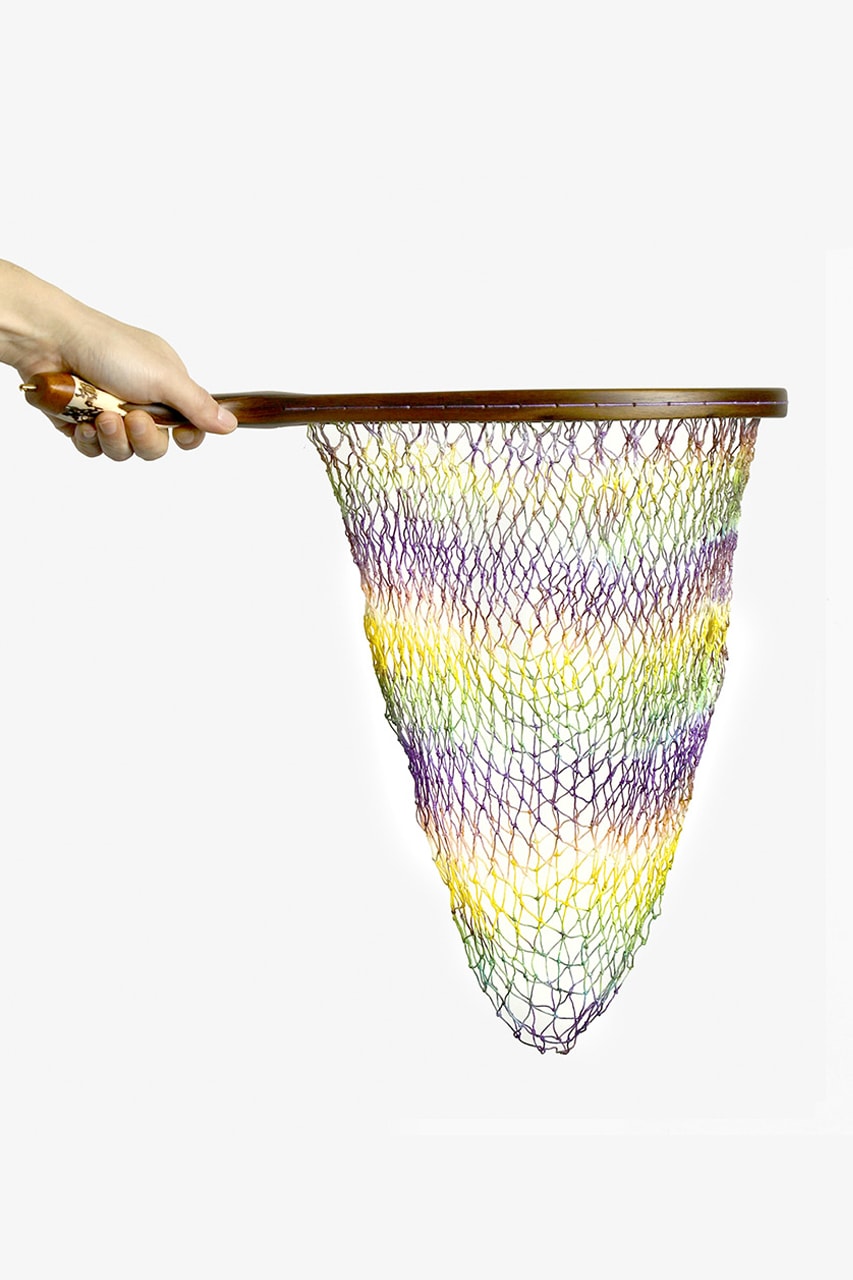 South2 West8 HANDMADE TIE DYE LANDING NET STRAIGHT STAG GRIP menswear streetwear nepenthes japan japanese keizo shimizu spring summer 2020 collection sports outdoor