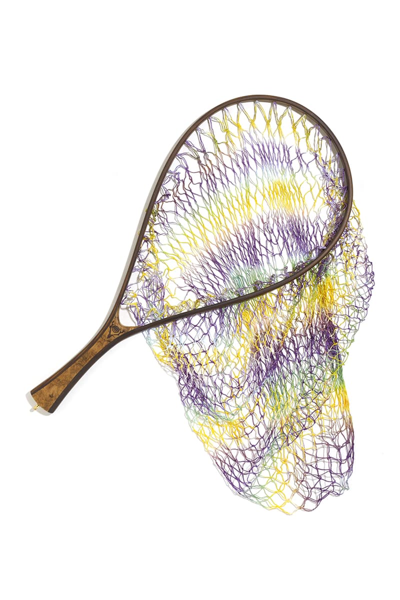 South2 West8 HANDMADE TIE DYE LANDING NET STRAIGHT STAG GRIP menswear streetwear nepenthes japan japanese keizo shimizu spring summer 2020 collection sports outdoor