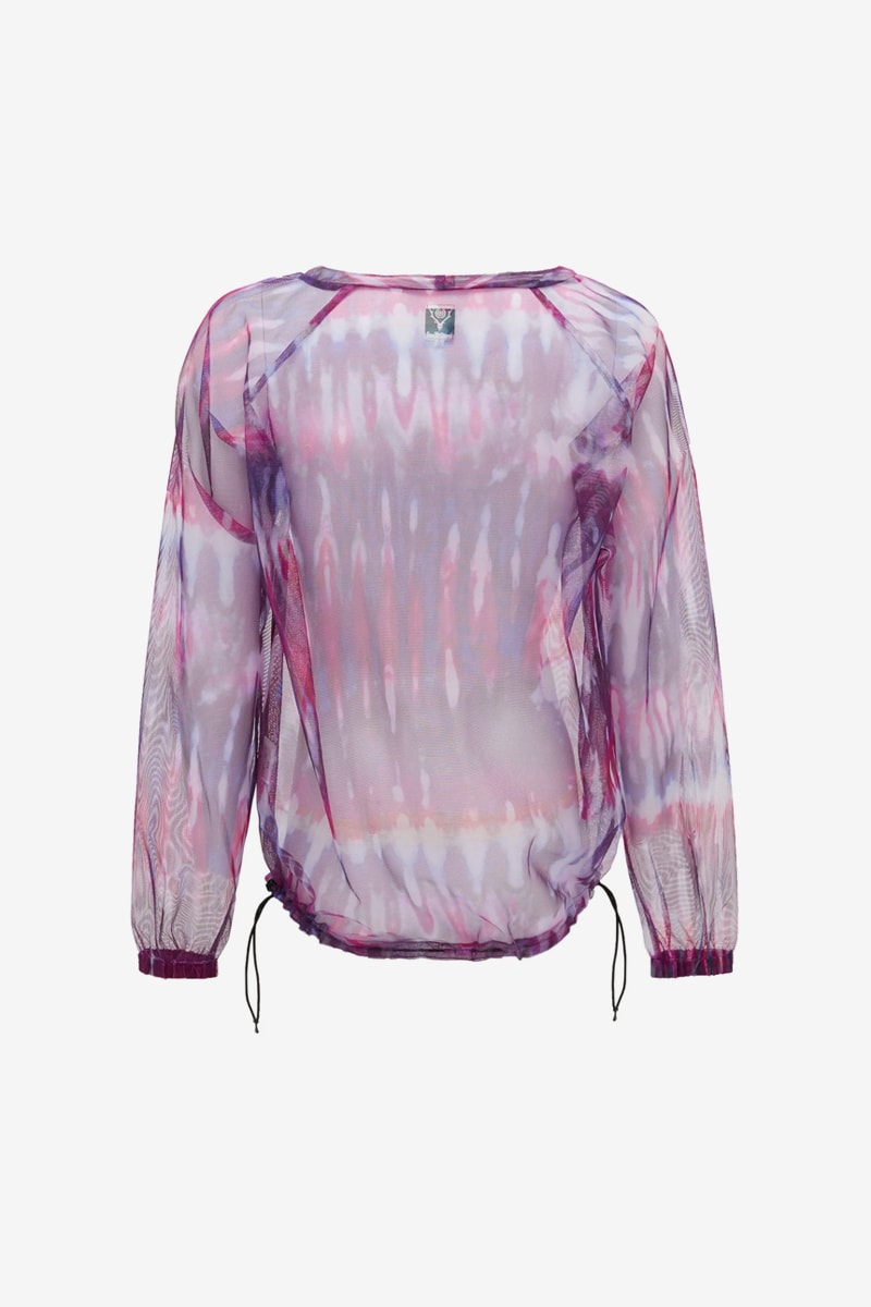 South2 West8 Tie-Dye Mesh Long-Sleeved T-Shirt Release Info Buy Price MATCHESFASHION