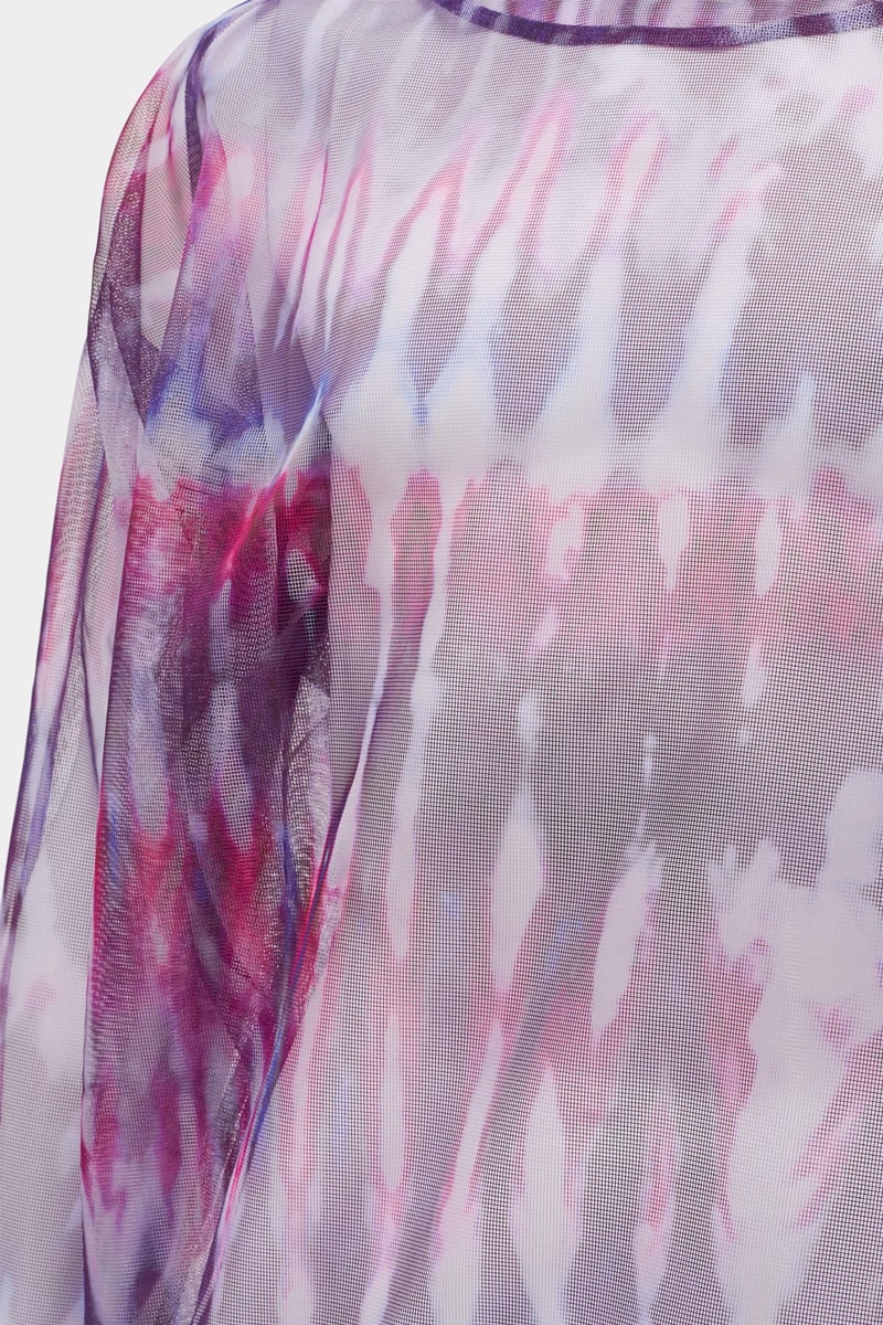 South2 West8 Tie-Dye Mesh Long-Sleeved T-Shirt Release Info Buy Price MATCHESFASHION