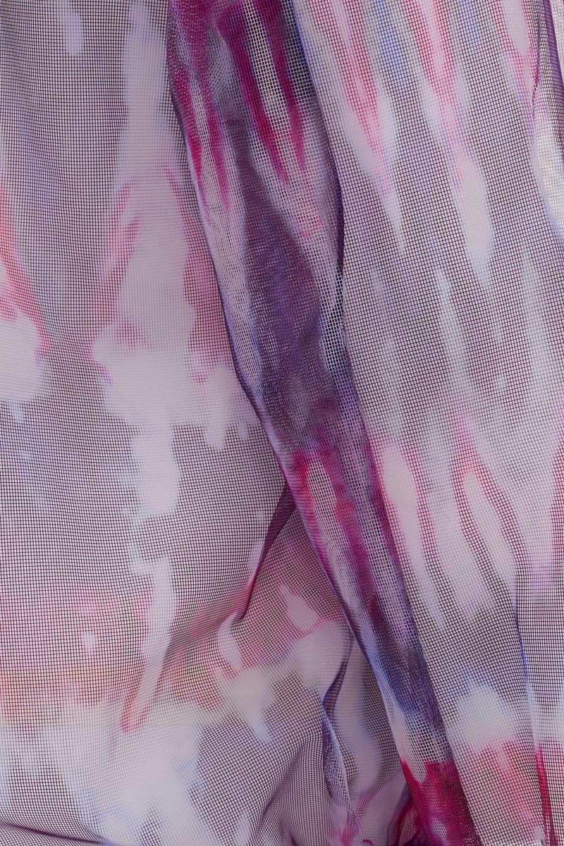 South2 West8 Tie-Dye Mesh Long-Sleeved T-Shirt Release Info Buy Price MATCHESFASHION