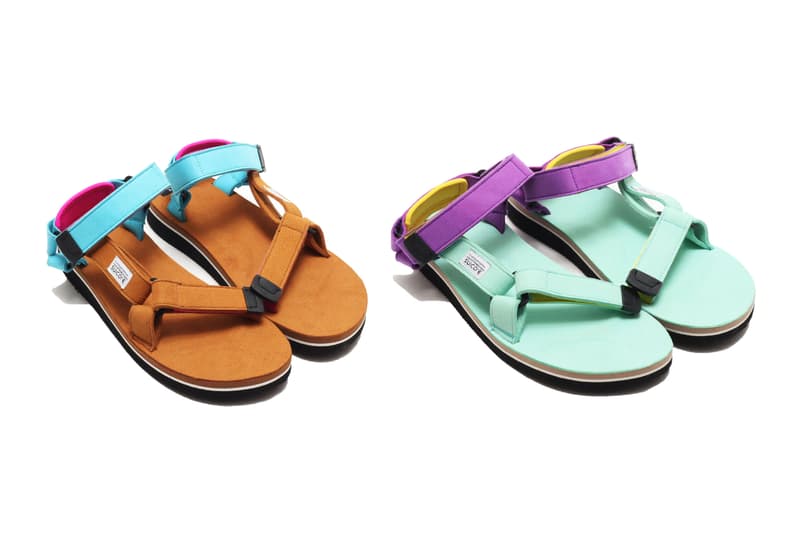 suicoke japanese sandals tan mint atmos tokyo drop