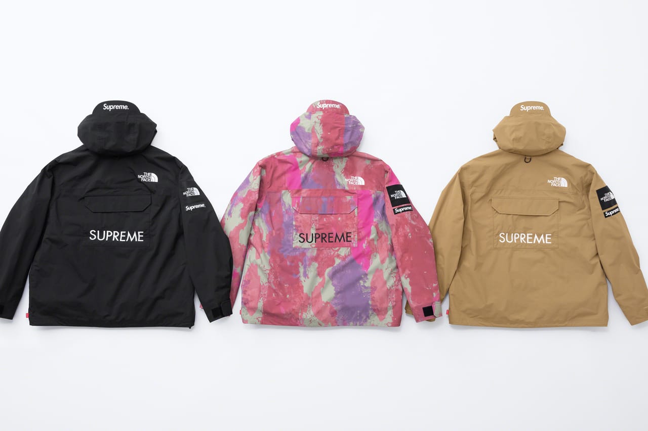 supreme x the north face shirt
