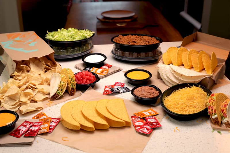 Taco Bell At Home Taco Bar Kits News live mas cinco de mayo double decker