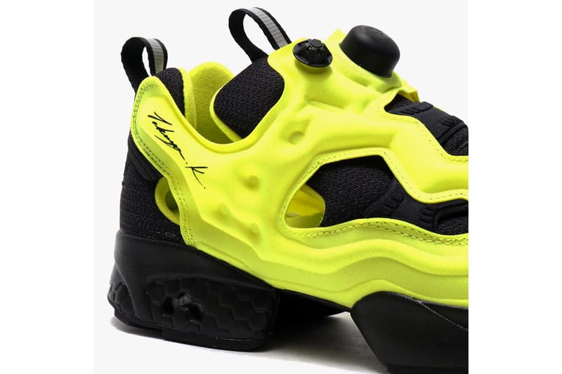 Takuya Kamioka reebok instapump fury fx4261 black hyper green volt yellow release date info photos price