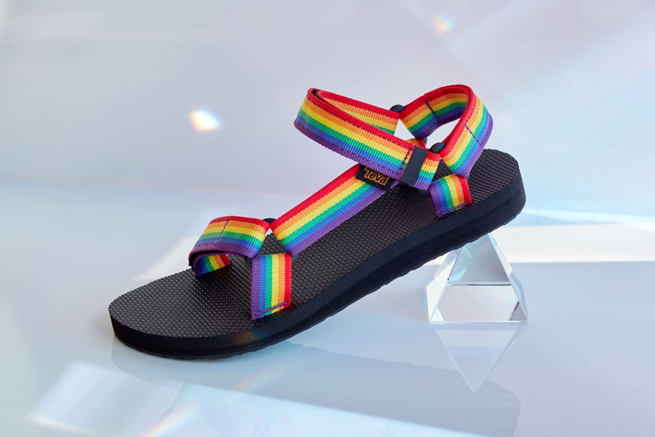 Teva LGBTQ+ Pride Month Rainbow Sandal 