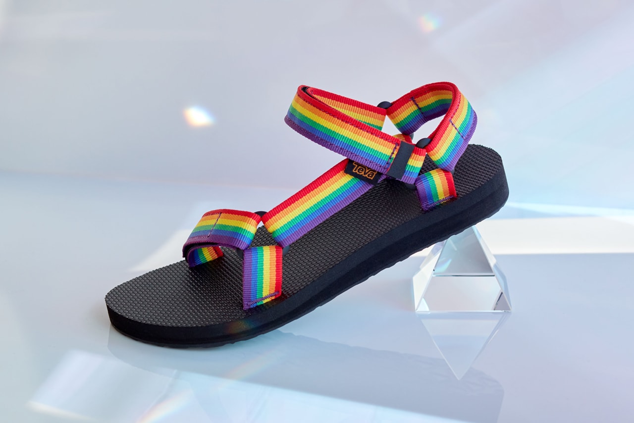 teva pride month rainbow sandals sandal pack release summer 2020 it gets better initiative lgbtq original universal flatform 