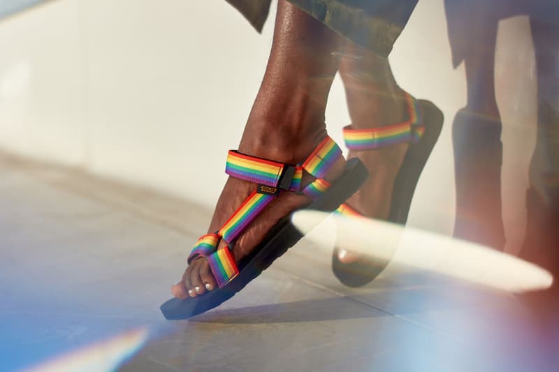 teva pride month rainbow sandals sandal pack release summer 2020 it gets better initiative lgbtq original universal flatform 