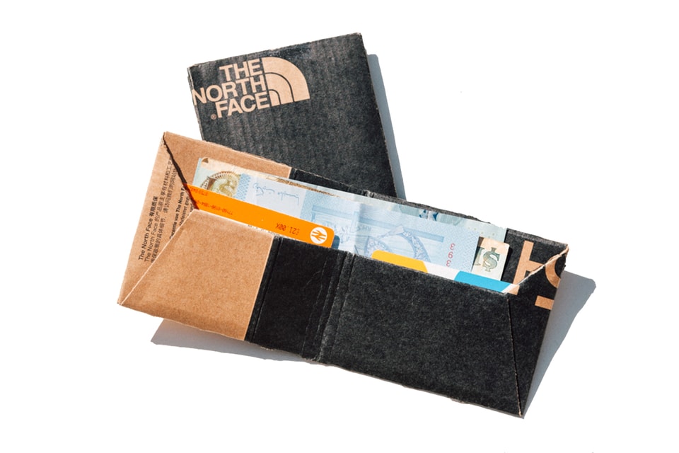 Musty salty label DIY Cardboard Wallet The North Face | Hypebeast